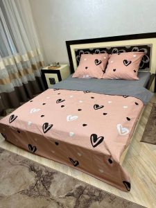 Комплект постільної білизни євро Премиум 03-007-4 Бязь наволочки 70*70см