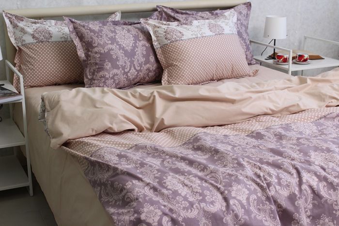 Комплект постільної білизни двоспальний наволочки 50*70см TURKISH COTTON PT-R20