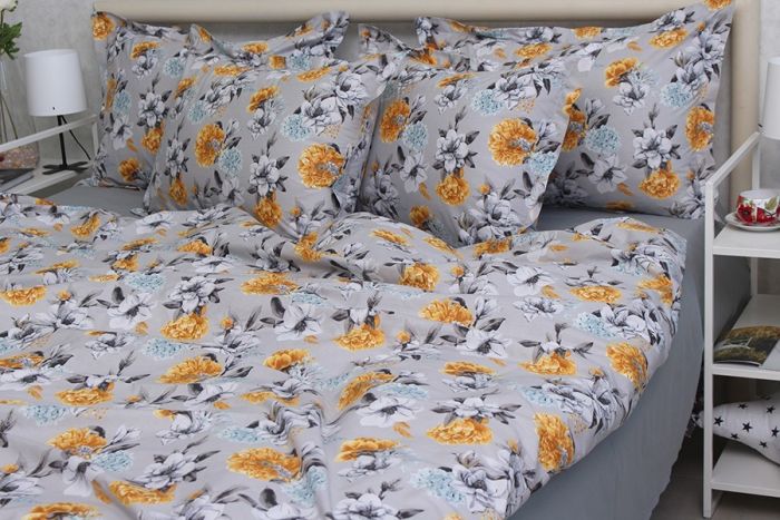 Комплект постільної білизни двоспальний наволочки 70*70см TURKISH COTTON PT-R21