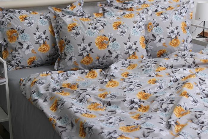 Комплект постільної білизни двоспальний наволочки 70*70см TURKISH COTTON PT-R21