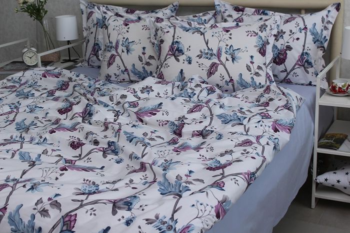 Комплект постільної білизни євро наволочки 50*70см TURKISH COTTON PT-R06