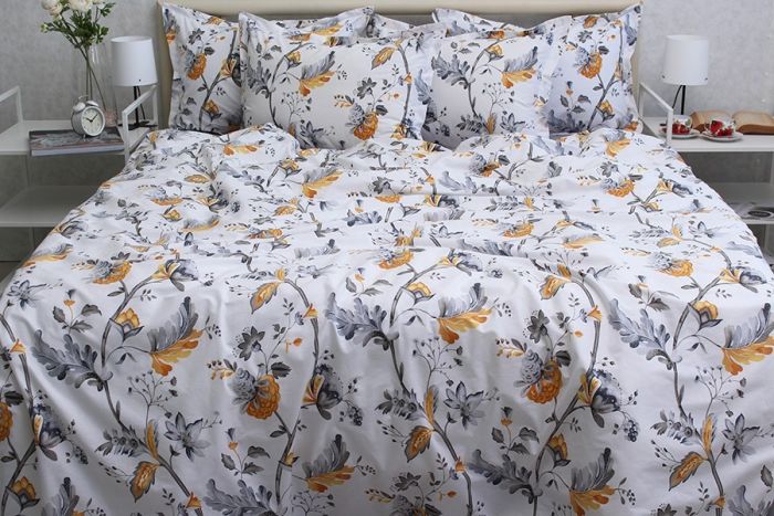 Комплект постільної білизни євро наволочки 50*70см TURKISH COTTON PT-R09