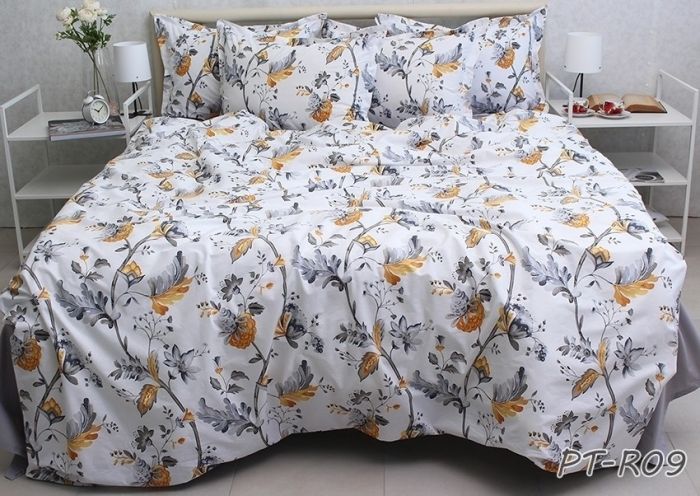 Комплект постільної білизни євро наволочки 50*70см TURKISH COTTON PT-R09