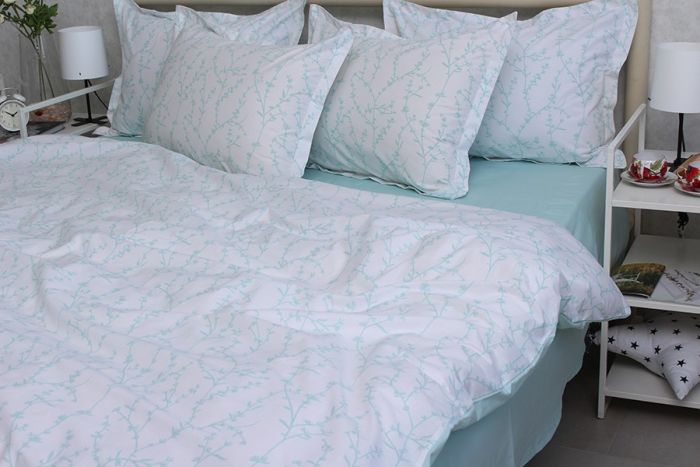 Комплект постільної білизни сімейний наволочки 70*70см TURKISH COTTON PT-R17