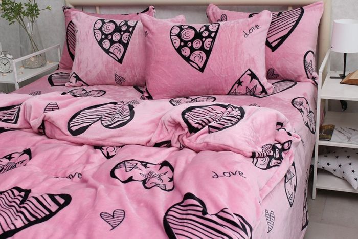 Комплект постільної білизни наволочки 50*70см велсофт (мікрофібра) ALM1921