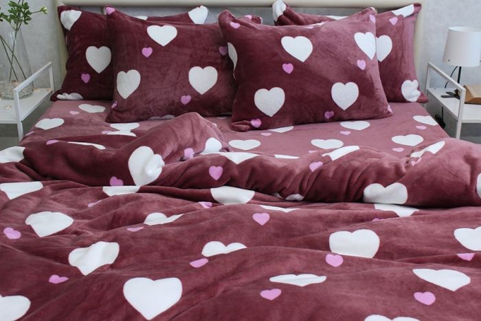 Комплект постільної білизни наволочки 50*70см велсофт (мікрофібра) VL-ST08