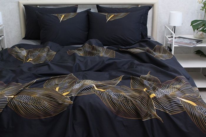 Комплект постільної білизни євро наволочки 70*70см Сатин S545