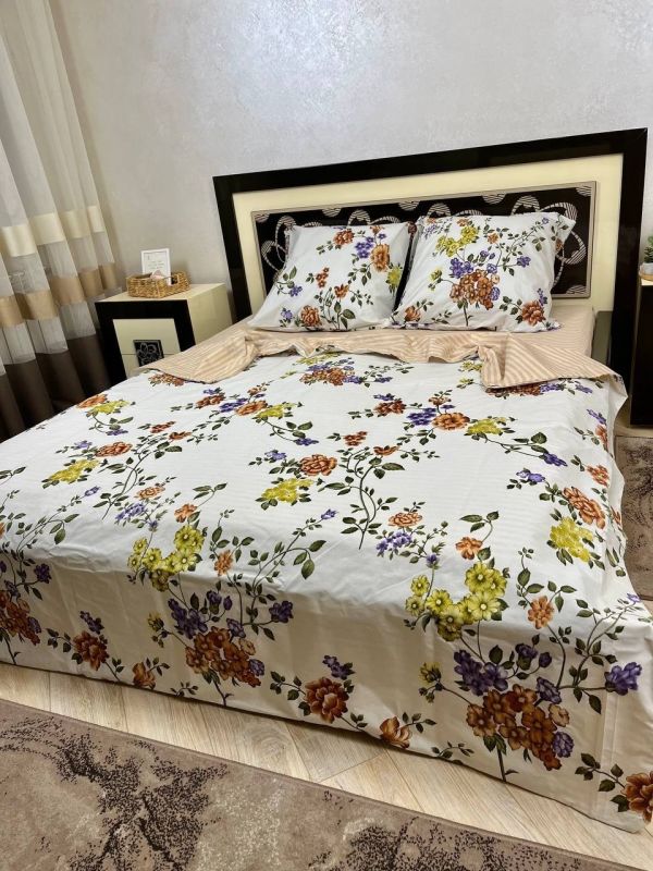 Комплект постільної білизни Премиум 001-1 Бязь наволочки 50*70см