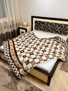 Ковдра-покривало фліс + вовна DR-05