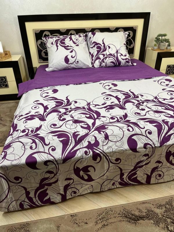 Комплект постільної білизни євро Премиум 10-007-3 Бязь наволочки 50*70см