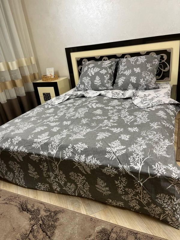 Комплект постільної білизни євро Премиум 10-007-1 Бязь наволочки 50*70см