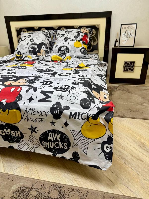 Комплект постільної білизни Премиум W20-08 Бязь наволочки 50*70см