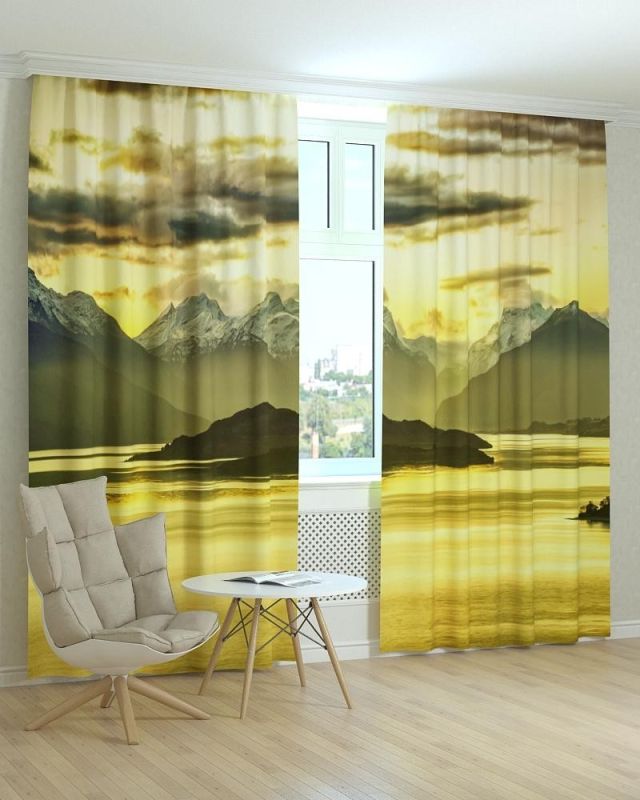 Фотоштори DECOLIV Пейзаж Принт 00-0008 Блекаут