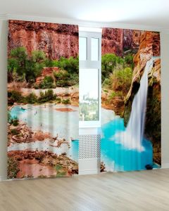 Фотоштори DECOLIV Пейзаж Принт 00-011 Тюль