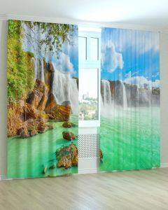 Фотоштори DECOLIV Пейзаж Принт 00-012 Тюль