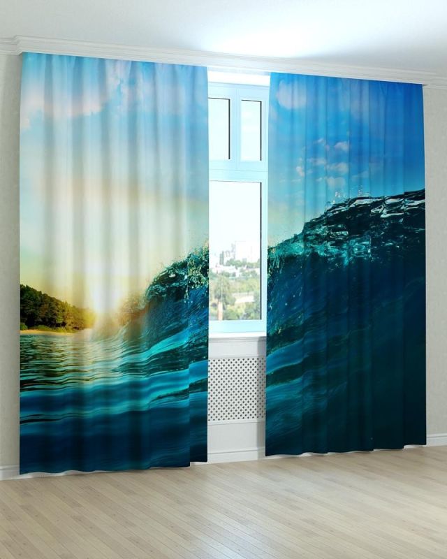 Фотоштори DECOLIV Пейзаж Принт 00-021 Тюль