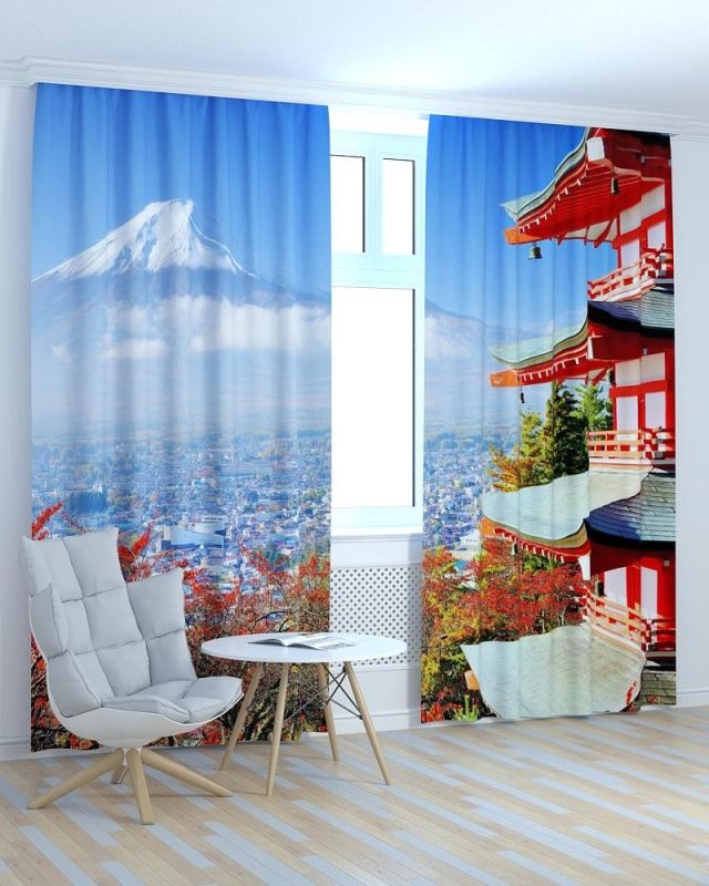 Фотоштори DECOLIV Пейзаж Принт 00-028 Блекаут