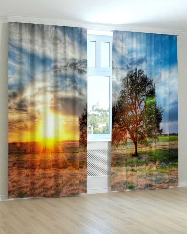 Фотоштори DECOLIV Пейзаж Принт 00-038 Блекаут