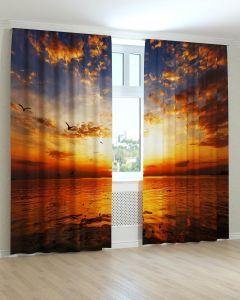 Фотоштори DECOLIV Пейзаж Принт 00-049 Тюль