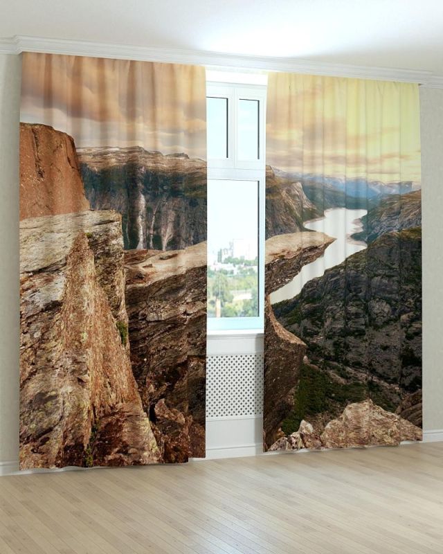 Фотоштори DECOLIV Пейзаж Принт 00-067 Блекаут