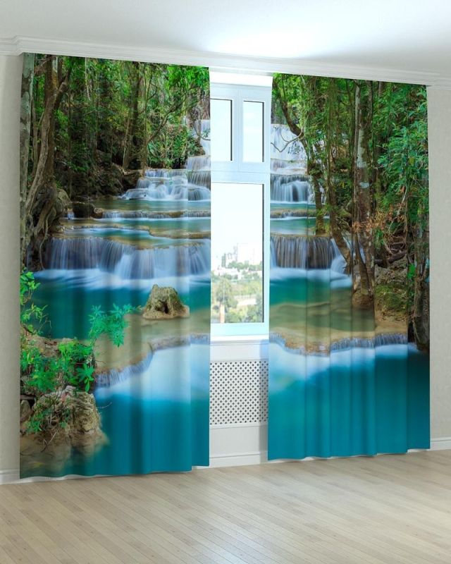 Фотоштори DECOLIV Пейзаж Принт 00-068 Тюль