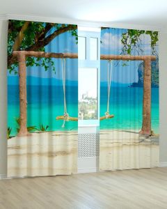 Фотоштори DECOLIV Пейзаж Принт 00-069 Тюль