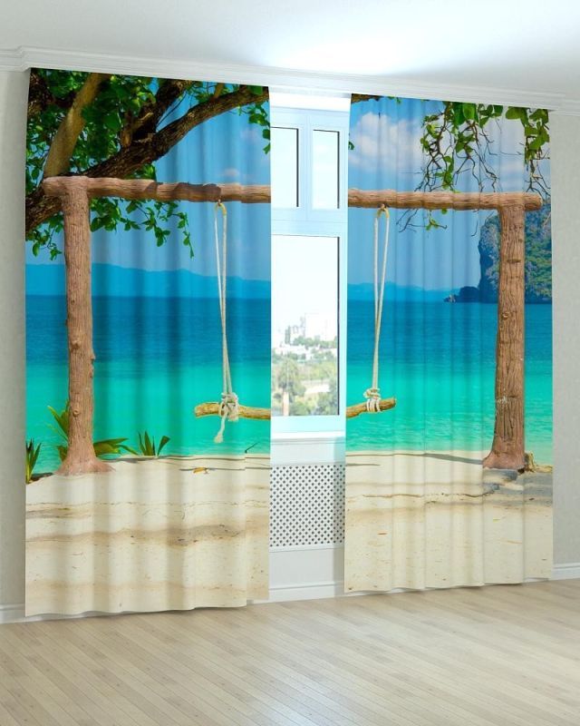 Фотоштори DECOLIV Пейзаж Принт 00-069 Блекаут