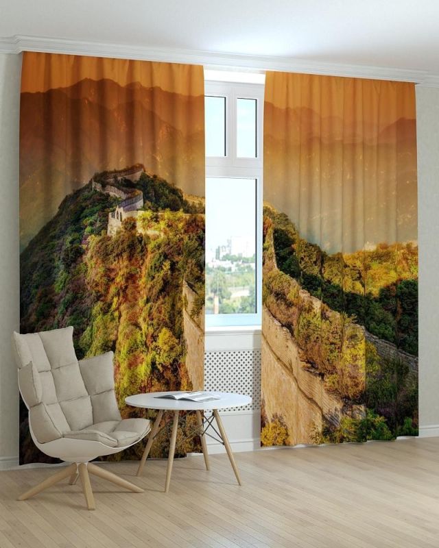 Фотоштори DECOLIV Пейзаж Принт 00-071 Блекаут