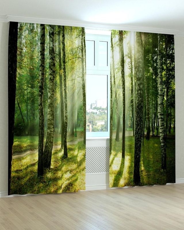 Фотоштори DECOLIV Пейзаж Принт 00-080 Блекаут