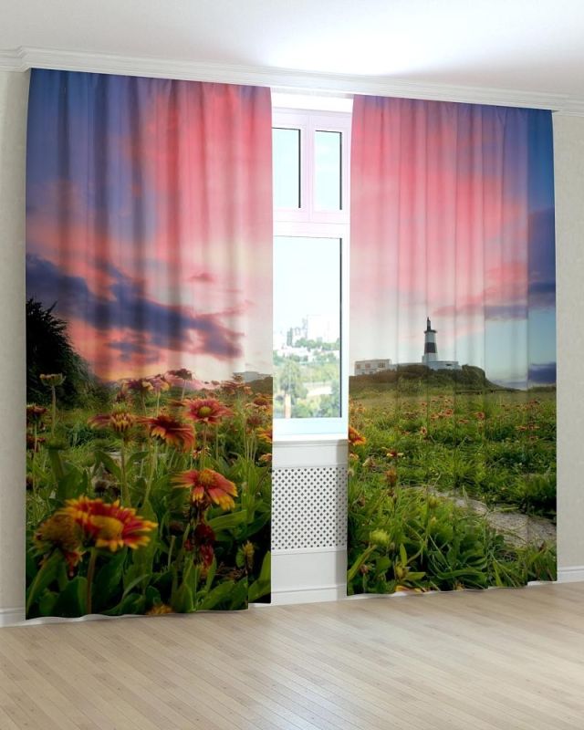 Фотоштори DECOLIV Пейзаж Принт 00-087 Блекаут