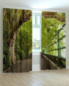 Фотоштори DECOLIV Пейзаж Принт 00-091 Тюль