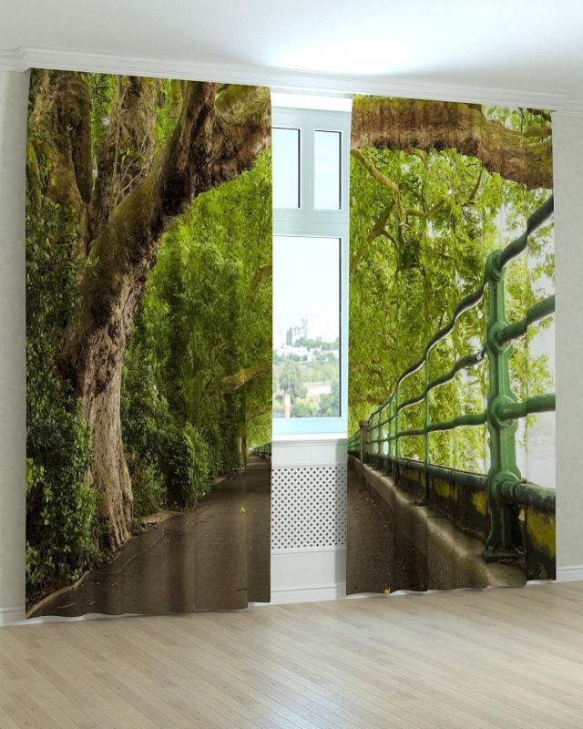 Фотоштори DECOLIV Пейзаж Принт 00-091 Тюль