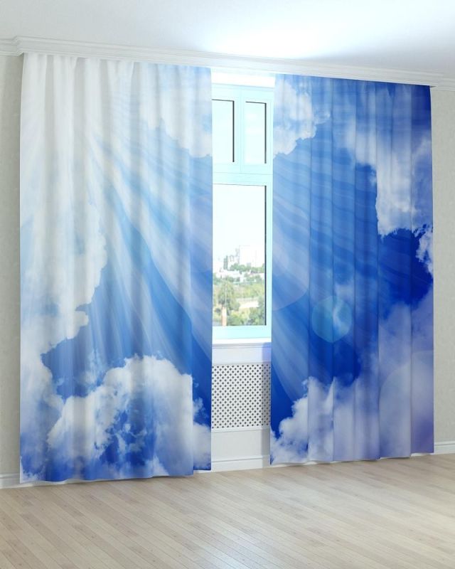 Фотоштори DECOLIV Пейзаж Принт 00-094 Тюль