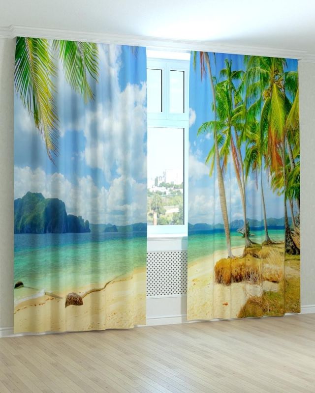 Фотоштори DECOLIV Пейзаж Принт 00-123 Блекаут