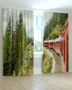 Фотоштори DECOLIV Пейзаж Принт 00-129 Тюль