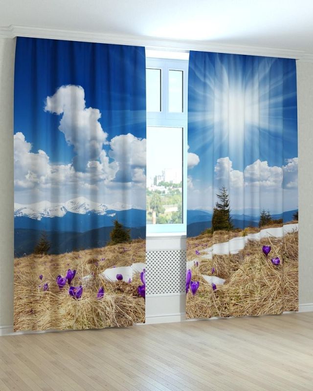 Фотоштори DECOLIV Пейзаж Принт 00-141 Блекаут