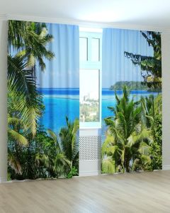 Фотоштори DECOLIV Пейзаж Принт 00-148 Тюль