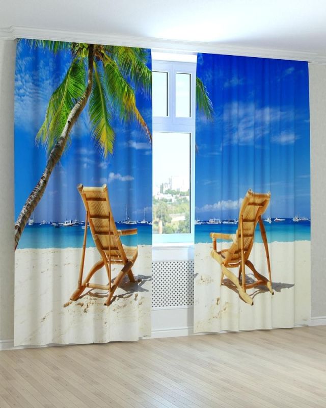 Фотоштори DECOLIV Пейзаж Принт 00-186 Блекаут