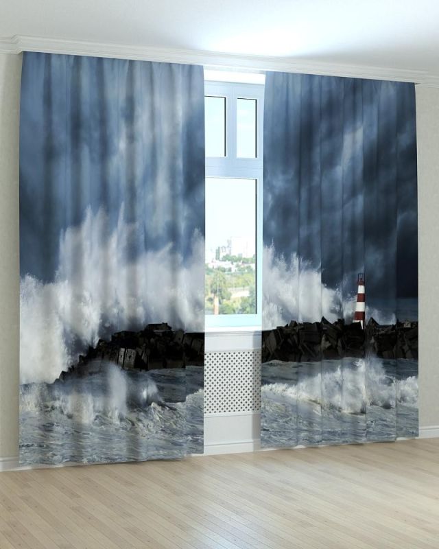 Фотоштори DECOLIV Пейзаж Принт 00-187 Блекаут