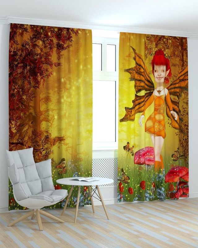 Фотоштори DECOLIV Дитячі Принт 01-013 Тюль