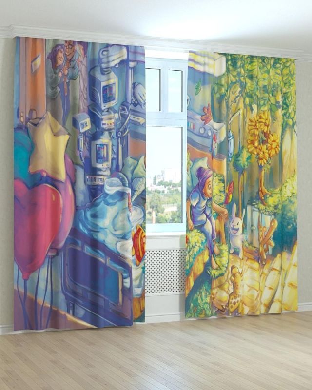 Фотоштори DECOLIV Дитячі Принт 01-043 Блекаут