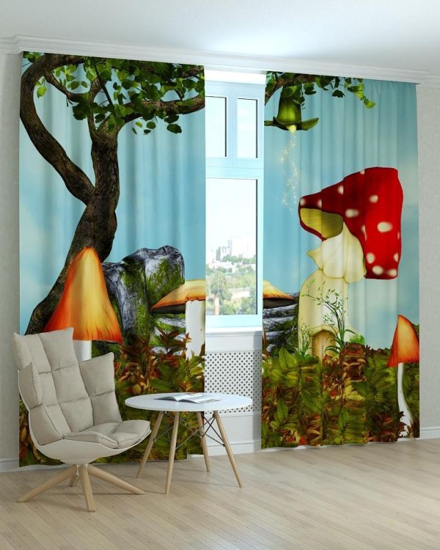 Фотоштори DECOLIV Дитячі Принт 01-052 Тюль