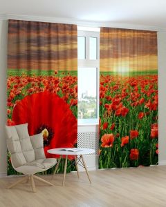 Фотоштори DECOLIV Квіти Принт 02-025