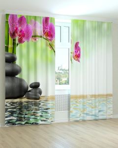 Фотоштори DECOLIV Квіти Принт 02-028