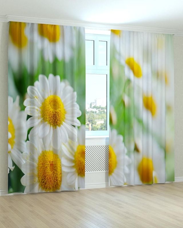 Фотоштори DECOLIV Квіти Принт 02-042 Блекаут