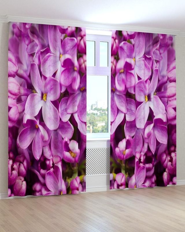 Фотоштори DECOLIV Квіти Принт 02-051