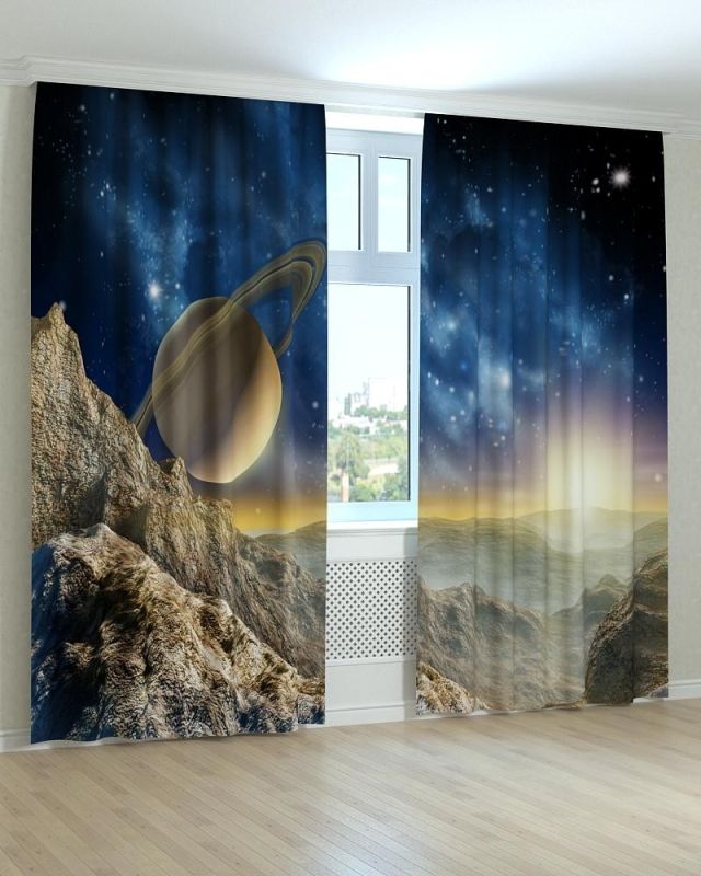 Фотоштори DECOLIV Космос Принт 03-005 Блекаут