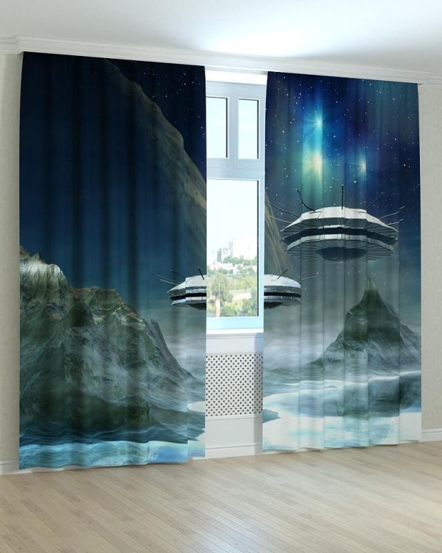 Фотоштори DECOLIV Космос Принт 03-006 Блекаут