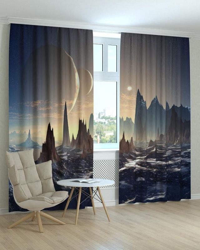 Фотоштори DECOLIV Космос Принт 03-008 Блекаут