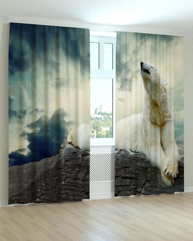 Фотоштори DECOLIV Тварини Принт 04-005 Тюль